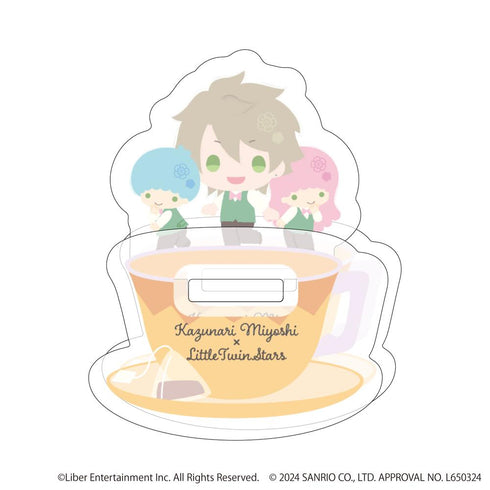 『A3!×Sanrio characters』ゆらゆらアクリルスタンド11/三好 一成×リトルツインスターズ(ミニキャライラスト)